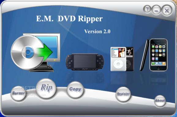 E.M. DVD Ripper screenshot
