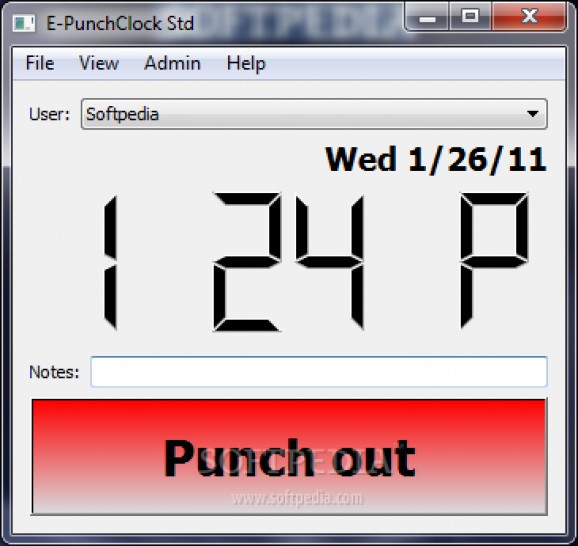E-PunchClock Std screenshot