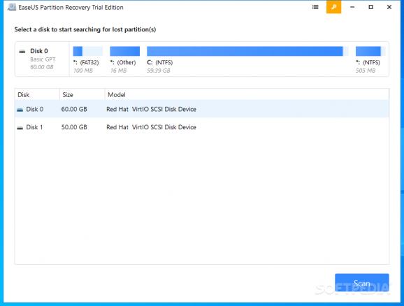 EASEUS Partition Recovery screenshot