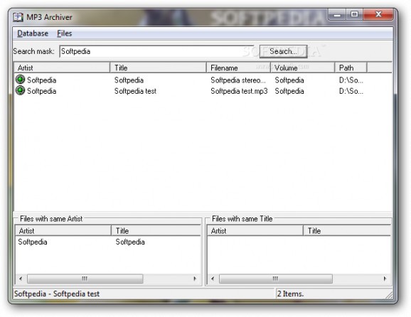 MP3 Archiver screenshot