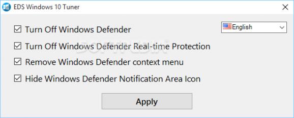EDS Windows 10 Tuner screenshot