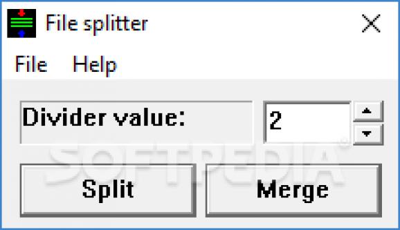 File splitter screenshot