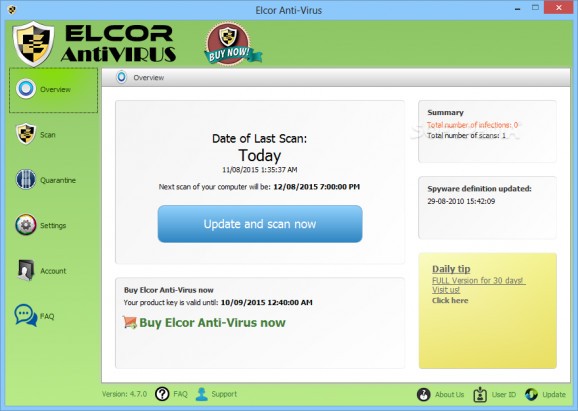 ELCOR Anti-Virus screenshot