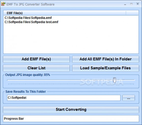 EMF To JPG Converter Software screenshot
