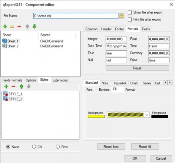 Advanced Data Export .NET screenshot