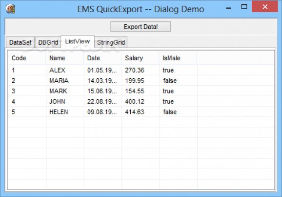 EMS Advanced Export Component Suite screenshot