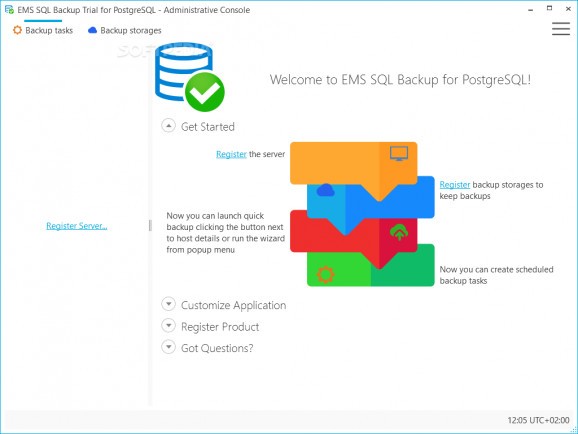 EMS SQL Backup for PostgreSQL screenshot