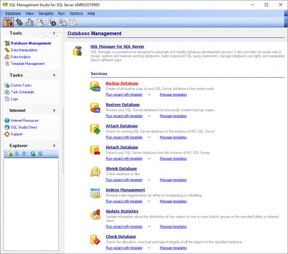 SQL Management Studio for SQL Server screenshot