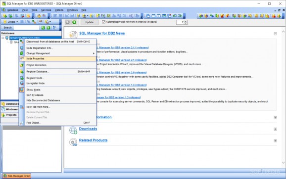 EMS SQL Manager for DB2 screenshot
