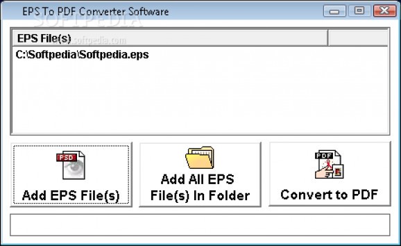 EPS To PDF Converter Software screenshot