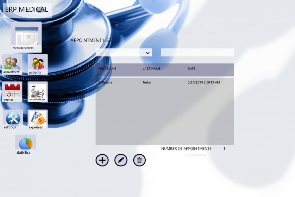 ERP MEDICAL for Windows 8 screenshot