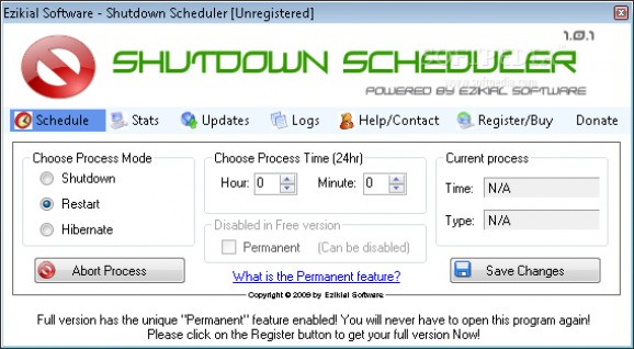ES Auto Shutdown Scheduler screenshot