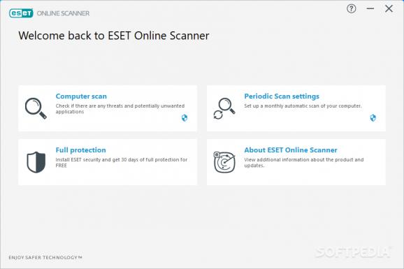 ESET Online Scanner screenshot