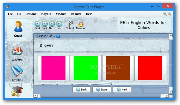 ESL: English Words for Colors screenshot