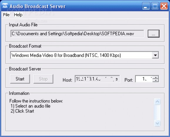 EZ Audio Server screenshot