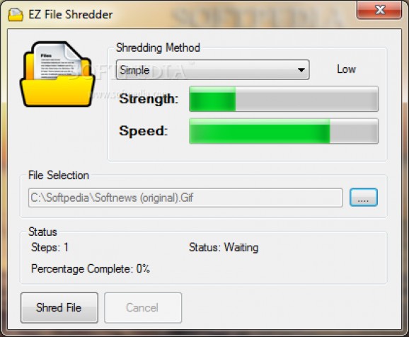 EZ File Shredder screenshot