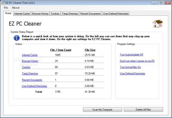 EZ PC Cleaner screenshot