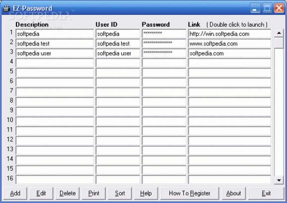 EZ-Password screenshot