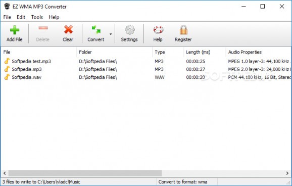 EZ WMA MP3 Converter screenshot