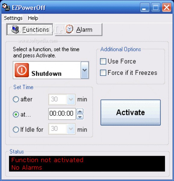 EZPowerOff screenshot