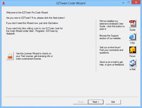 EZTwain Pro Toolkit screenshot