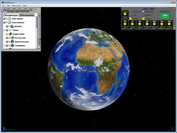 EarthBrowser screenshot