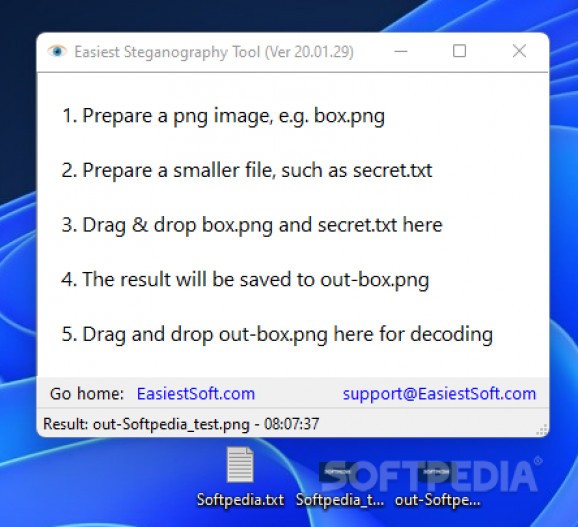 Easiest Steganography Tool screenshot