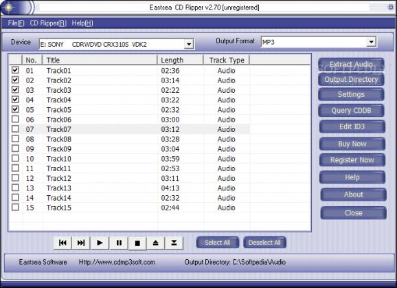 Eastsea CD Ripper screenshot