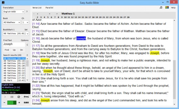 Easy Audio Bible screenshot