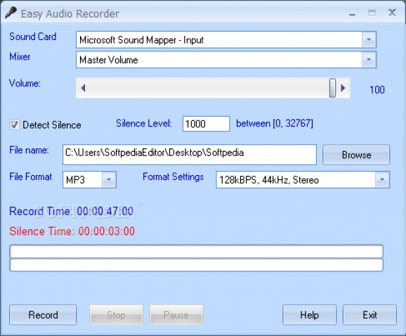 Easy Audio Recorder screenshot