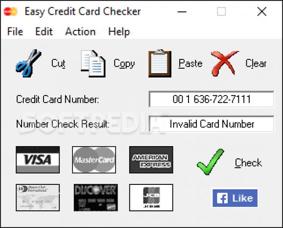 Easy Credit Card Checker screenshot
