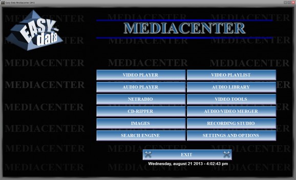 Easy-Data Mediacenter 2013 (formerly Easy-Data Mediaplayer) screenshot