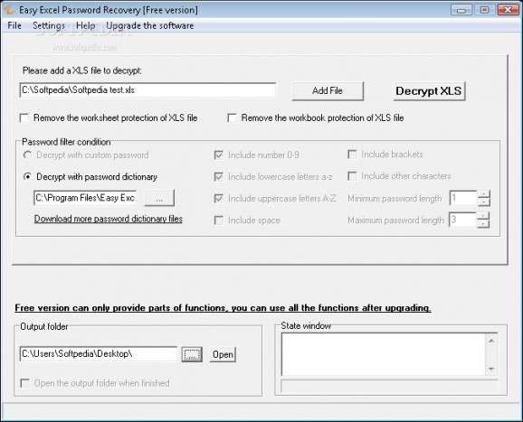Easy Excel Password Recovery Free screenshot