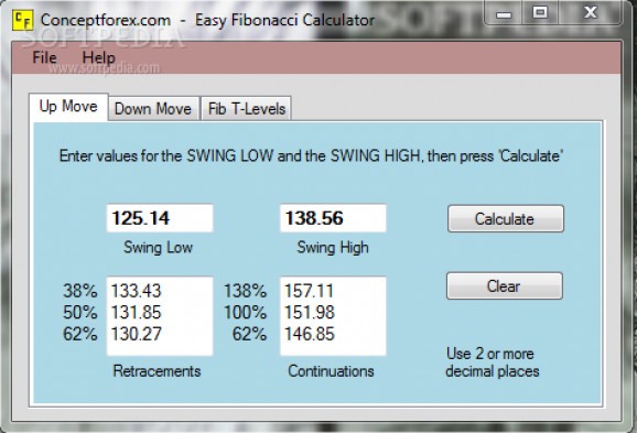 Easy Fibonacci Calculator screenshot