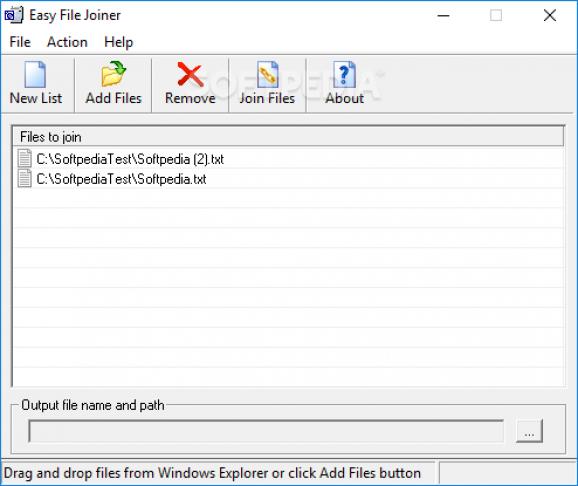 Easy File Joiner screenshot