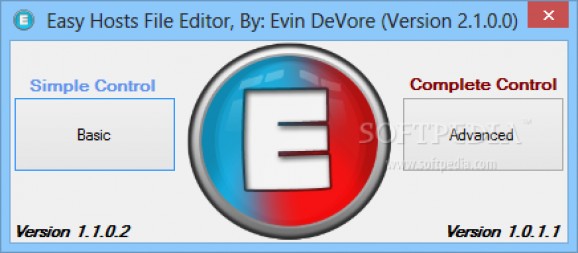 Easy Hosts File Editor screenshot