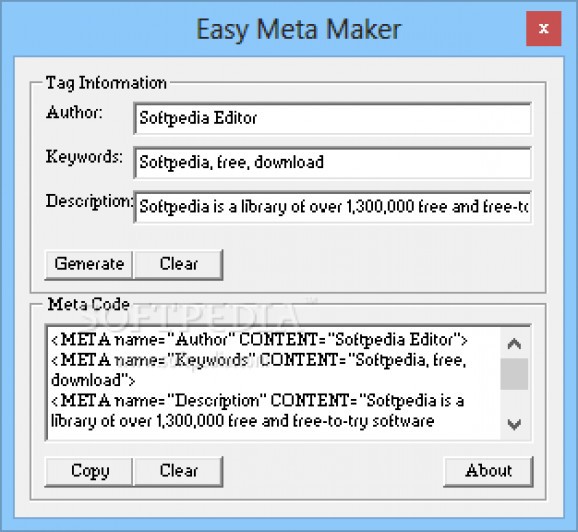 Easy Meta Maker screenshot
