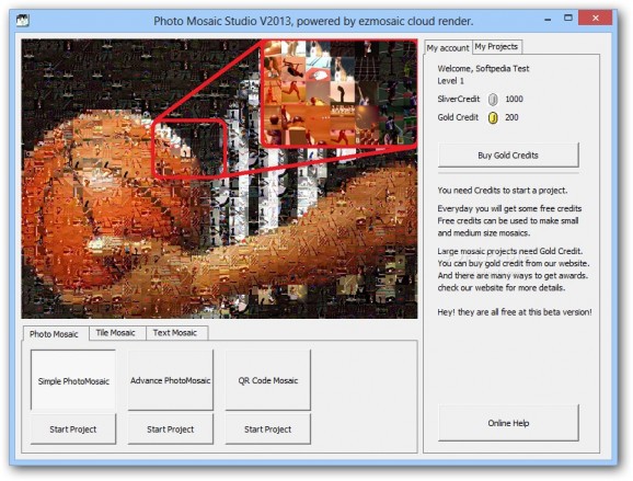 Photo Mosaic Studio (formerly Easy Photo Mosaic Maker Home Edition) screenshot