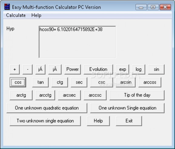 Easy Multi-Function Calculator screenshot