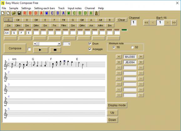 Easy Music Composer Free screenshot