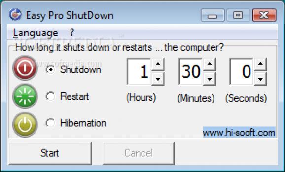 Easy Pro ShutDown screenshot