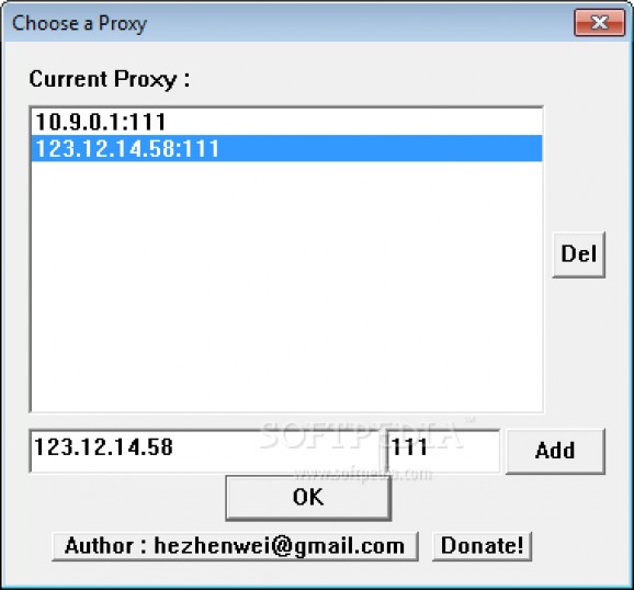 Easy Proxy Switcher screenshot