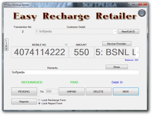 Easy Recharge Retailer screenshot
