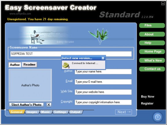 Easy Screensaver Standard screenshot