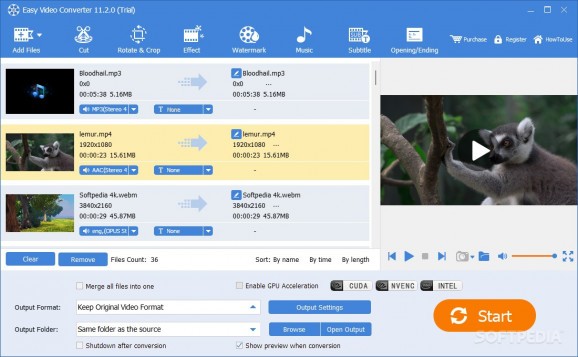 Easy Video Converter screenshot