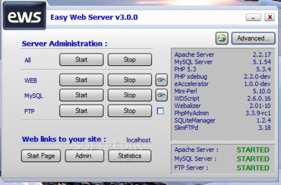 Easy Web Server screenshot