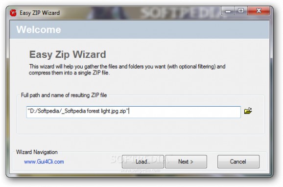 Easy Zip Wizard screenshot