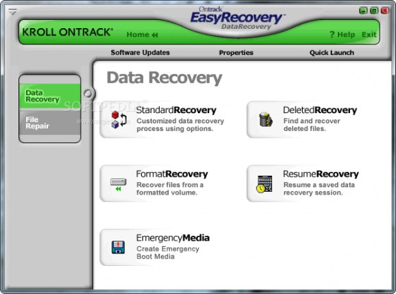 EasyRecovery DataRecovery screenshot