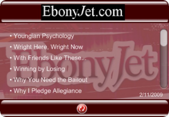 Ebony Jet Widget screenshot
