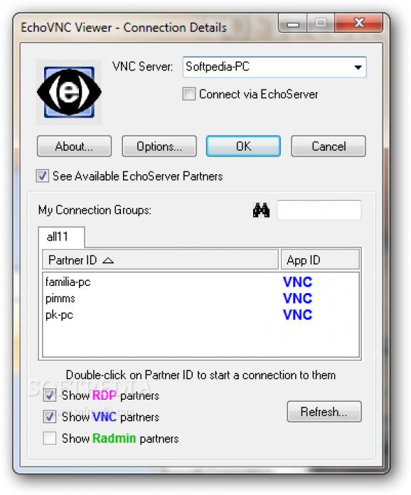 EchoVNC screenshot